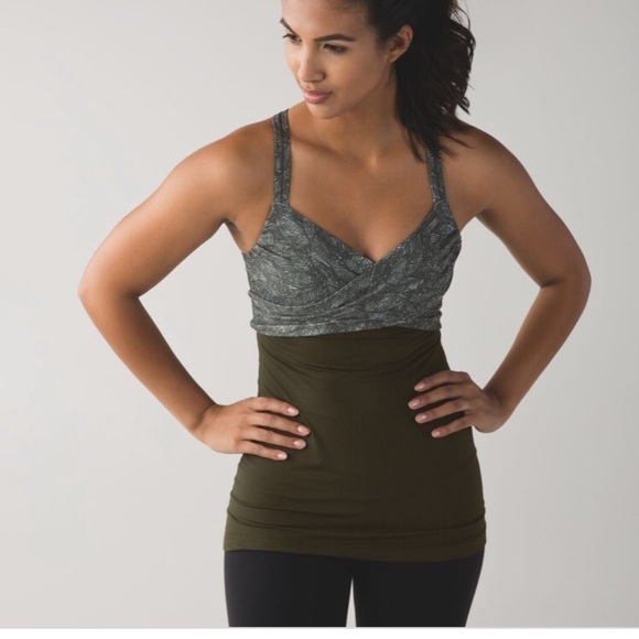 Lululemon Wrap It Up Tank green size 6 - Picture 8 of 9